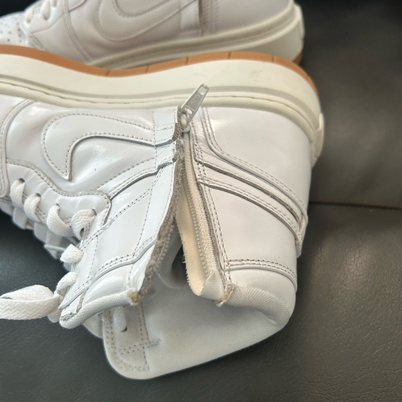 Nike Air Women’s White High Top Sneakers 10 - Picture 7 of 11